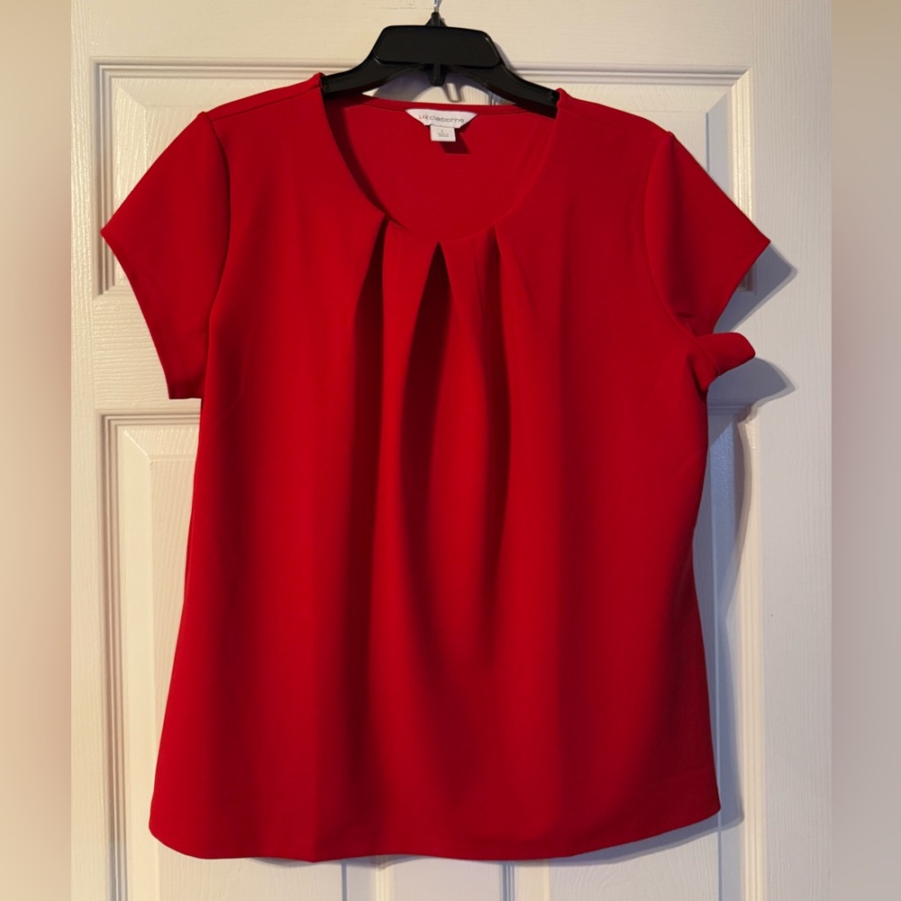 Liz Claiborne Red Top